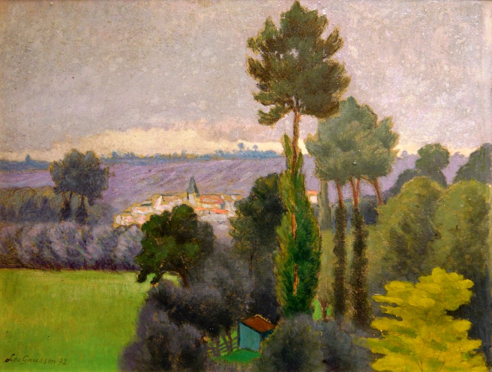 L329 - Léo Gausson - Le village dans la verdure