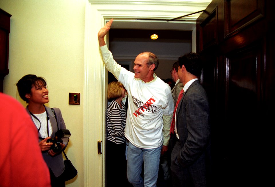 James Carville on the night of the Senate vote for the Omnibus Budget