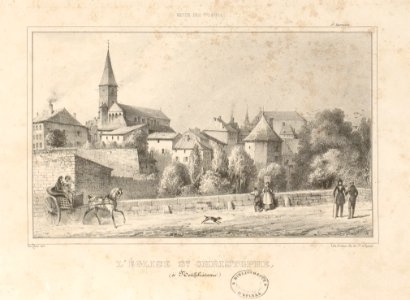 L'église St Christophe (à Neufchâteau) LV in-4 82 PsurR