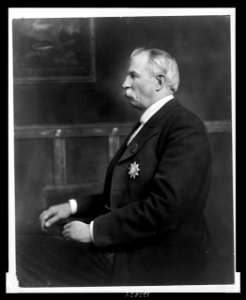 James Daniel Richardson, half-length portrait, seated, facing left LCCN99471560