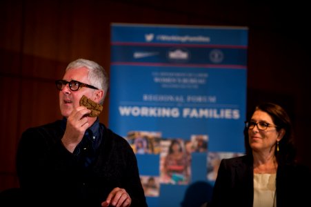 James Freeman, CEO Blue Bottle Coffee, and Jody Greenstone Miller, CEO Business Talent Group, 2014