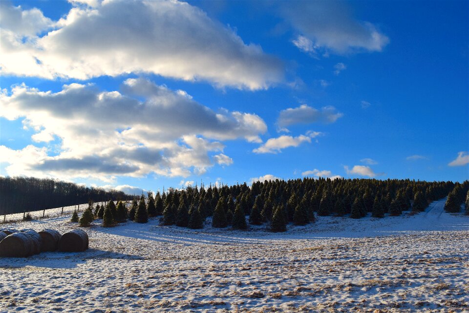Sun clouds landscape
