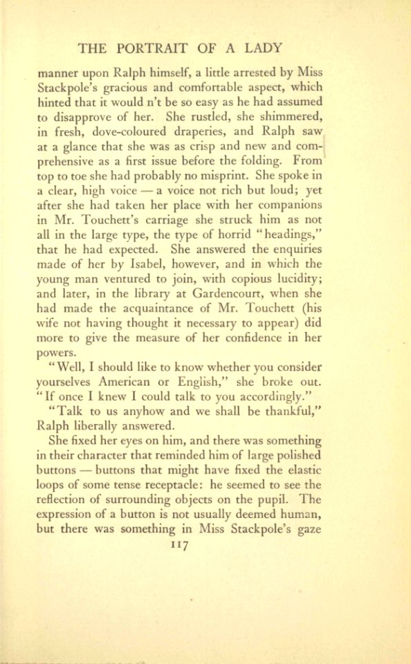 James - The Portrait of a Lady, vol. I, p. 117
