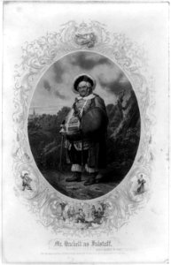 James H. Hackett, full-length portrait, standing, facing slightly left; as Falstaff in King Henry IV LCCN97505111