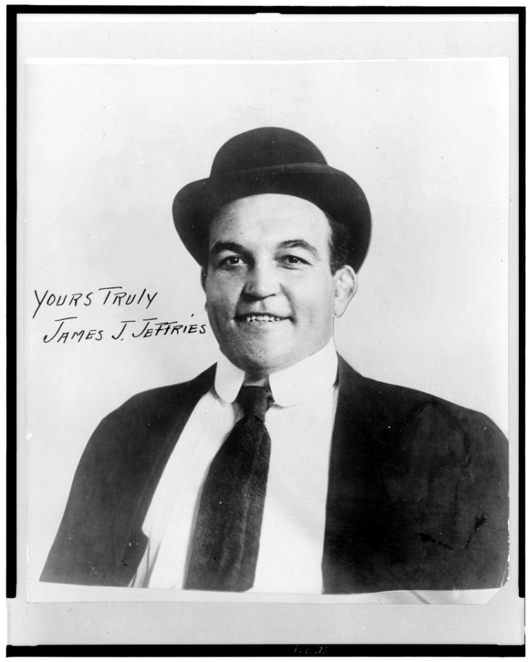 James J. Jeffries, head-and-shoulders portrait, facing front LCCN96502374