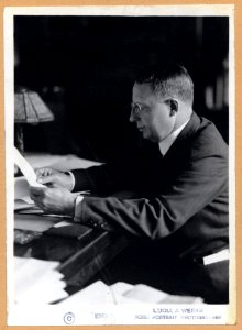 James M. Cox, Governor of Ohio, half-length portrait, facing left, seated at desk, reading) - Lucia A. Weeks, Home Portrait Photographer LCCN00652541