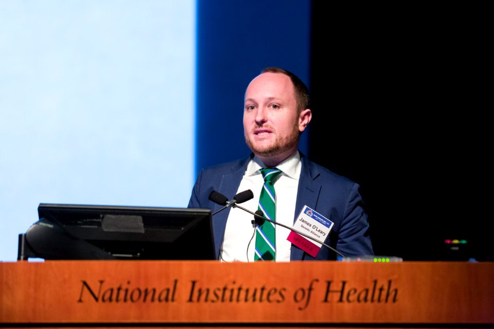 James O’Leary at Rare Disease Day at NIH 2018
