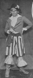 James Montgomery Flagg as Captain Kidd at the Illustrators' Ball, 1917 photo