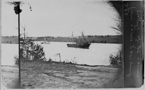 James River from Jones Landing, Va. - looking up the river - NARA - 525185