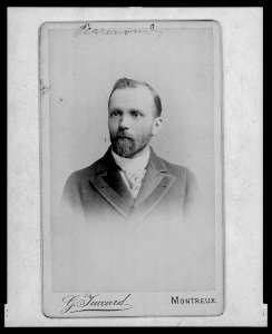 James Perrenoud, head-and-shoulders portrait, facing front) - G. Jaccard, Montreux LCCN2005696318
