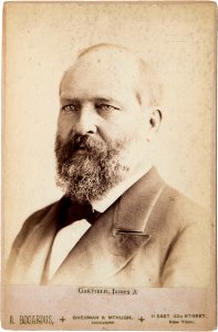 James A Garfield by Bogardus, 1881