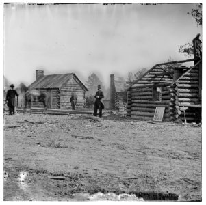James River, Virginia. Gen. Robert S. Foster's headquarters at Ft. Brady LOC cwpb.03583