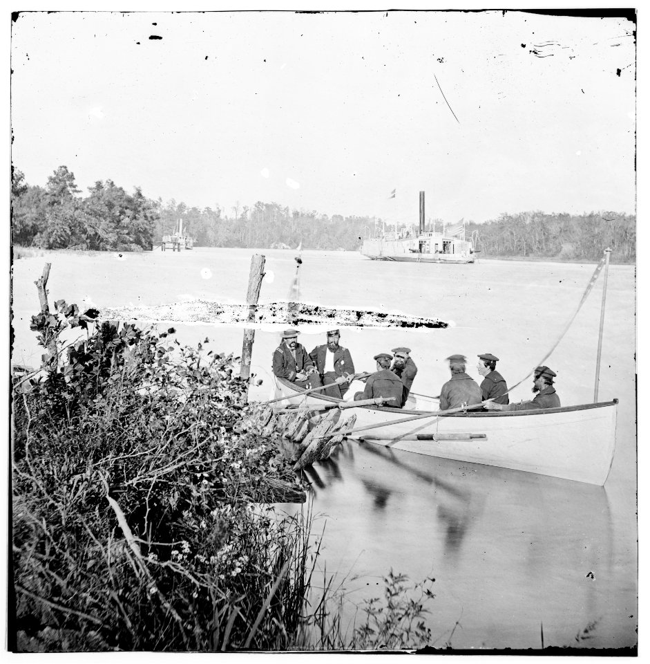 James River, Virginia. Officers and men of COMMODORE PERRY LOC cwpb.01779