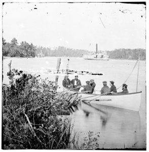 James River, Virginia. Officers and men of COMMODORE PERRY LOC cwpb.01779