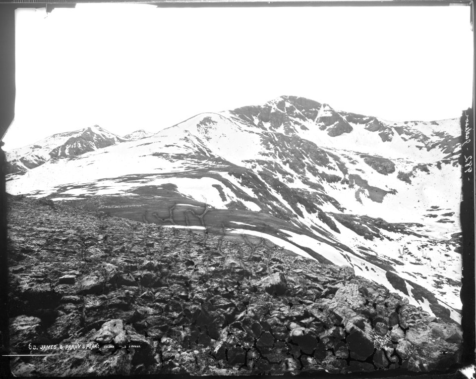 James and Parry Peaks, Rocky Mountains - NARA - 517676