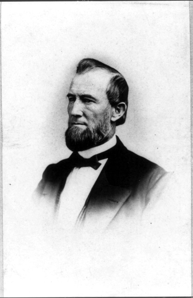 James Buchanan Eads, engineer and inventor of ironclad warships, head-and-shoulders portrait, facing left) - Williams & Cornwell LCCN2004682180
