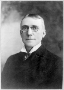 James Whitcomb Riley, bust portrait, facing left LCCN2005688190