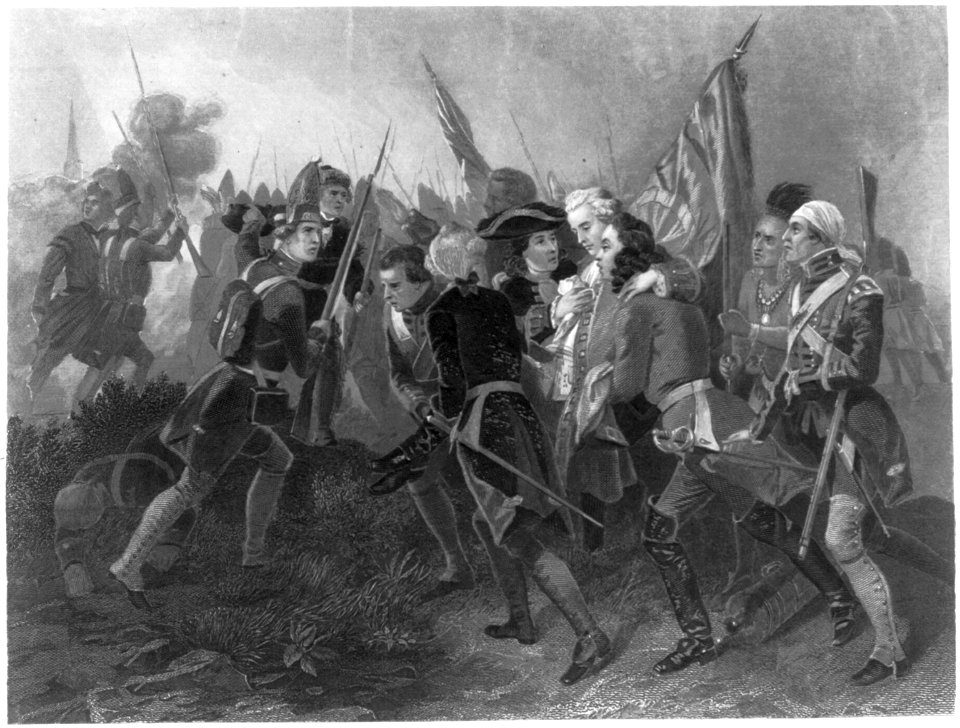 James Wolfe, 1727-1759 - being carried from battlefield LCCN2003675022
