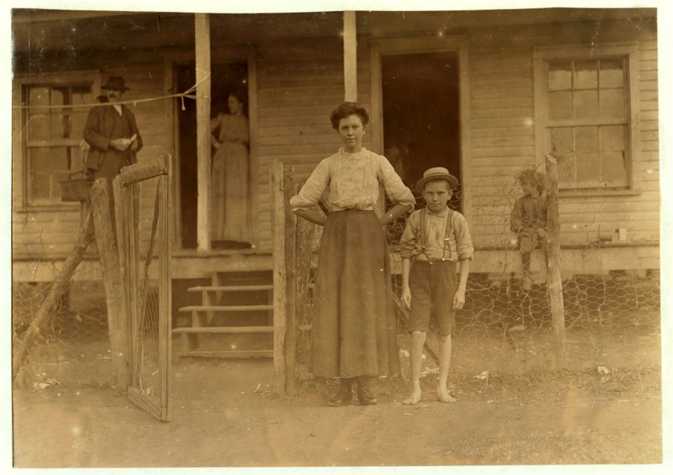 Jamie Sherley, (girl) Wylie Mills, Chester, S.C. Been in mill 6 years. Ambro Sherley-11 years old. Been in mill over 1 year. LOC nclc.01415
