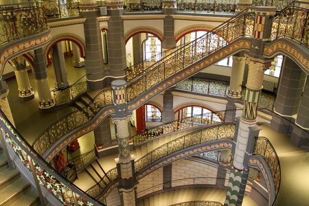 Hall district court staircase photo