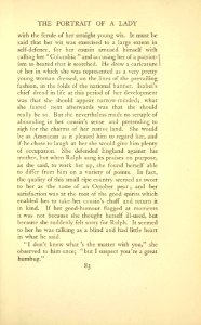 James - The Portrait of a Lady, vol. I, p. 83 photo