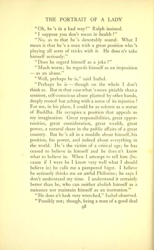 James - The Portrait of a Lady, vol. I, p. 98