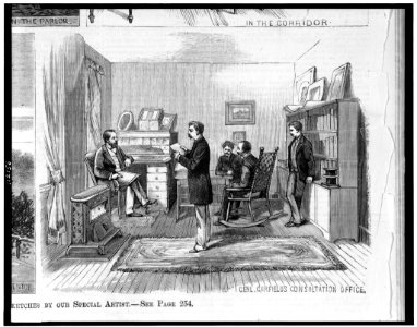 James A. Garfield's consultation office in his home, at Mentor, Ohio LCCN95501753