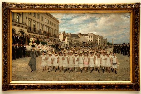 Jan Verhas, la revue des écoles en 1878