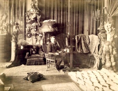 Jan Van Beers in studio