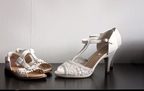 Elegant footwear small shoes photo