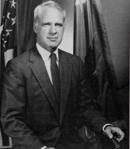 James Schlesinger official DoD photo BW
