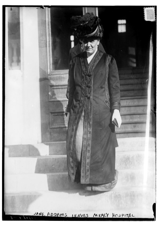 Jane Addams leaves Mercy Hospital LCCN2014690864