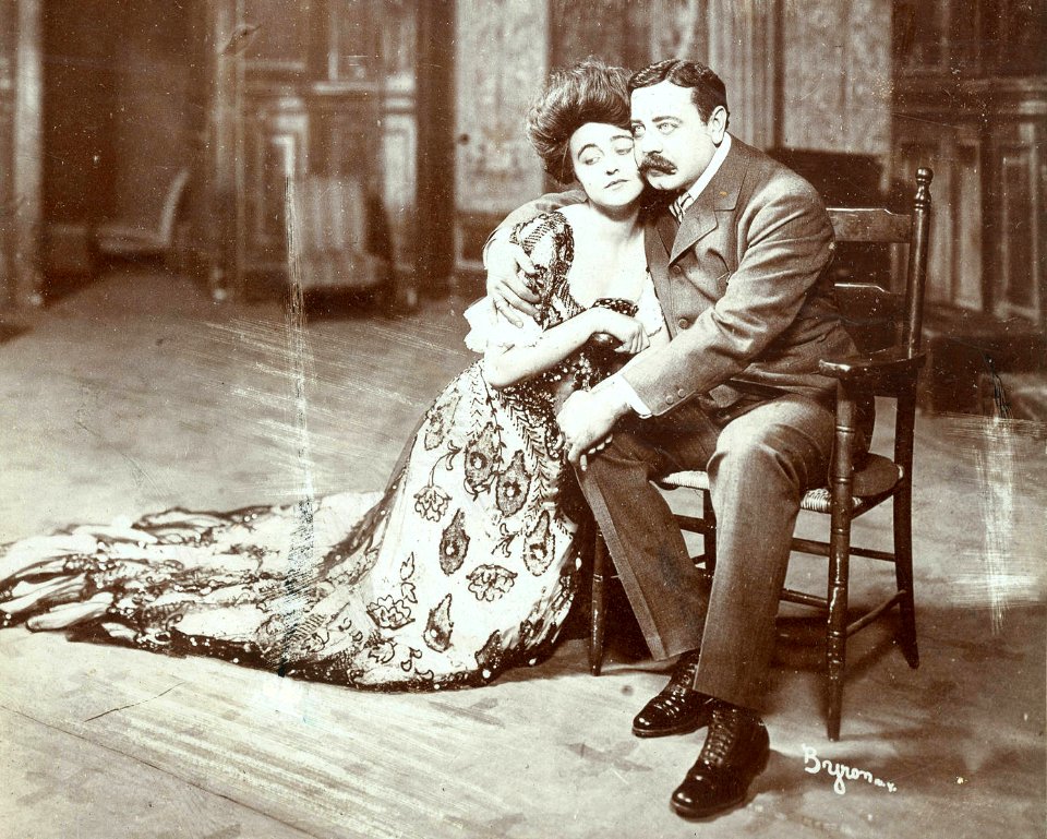 Jane Oaker and Wilton Lackaye in a scene from The Pit (SAYRE 1504) (cropped)