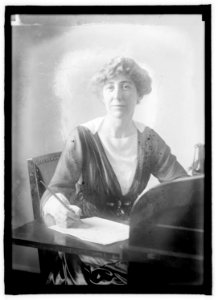 Janette (i.e., Jeannette) Rankin, 1st woman member of Congress LCCN2016821770