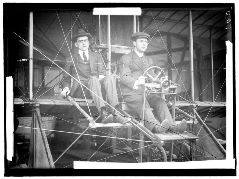 JANNUS, ANTHONY. FLIGHTS AND TESTS OF REX SMITH PLANE FLOWN BY JANNUS. THE PLANE WITH RUFUS R. BERMANN, WIRELESS OPERATOR, AND FRED AUBERT LCCN2016863233