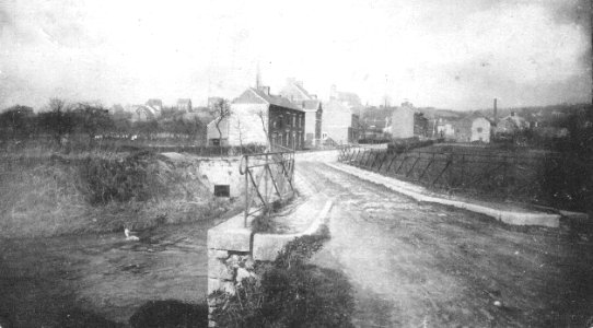Jamioulx - Le pont de l'eau d'heure - Depuis carte postale circulée en 1914