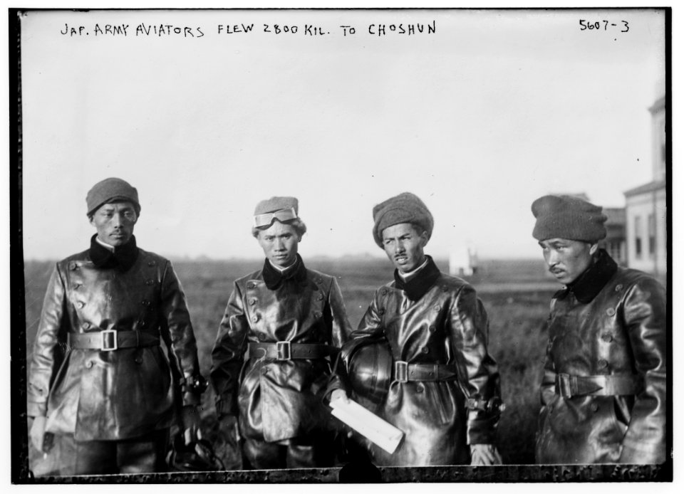 Jap(anese) army aviators flew 2800 kilo to Choshun LCCN2014713630