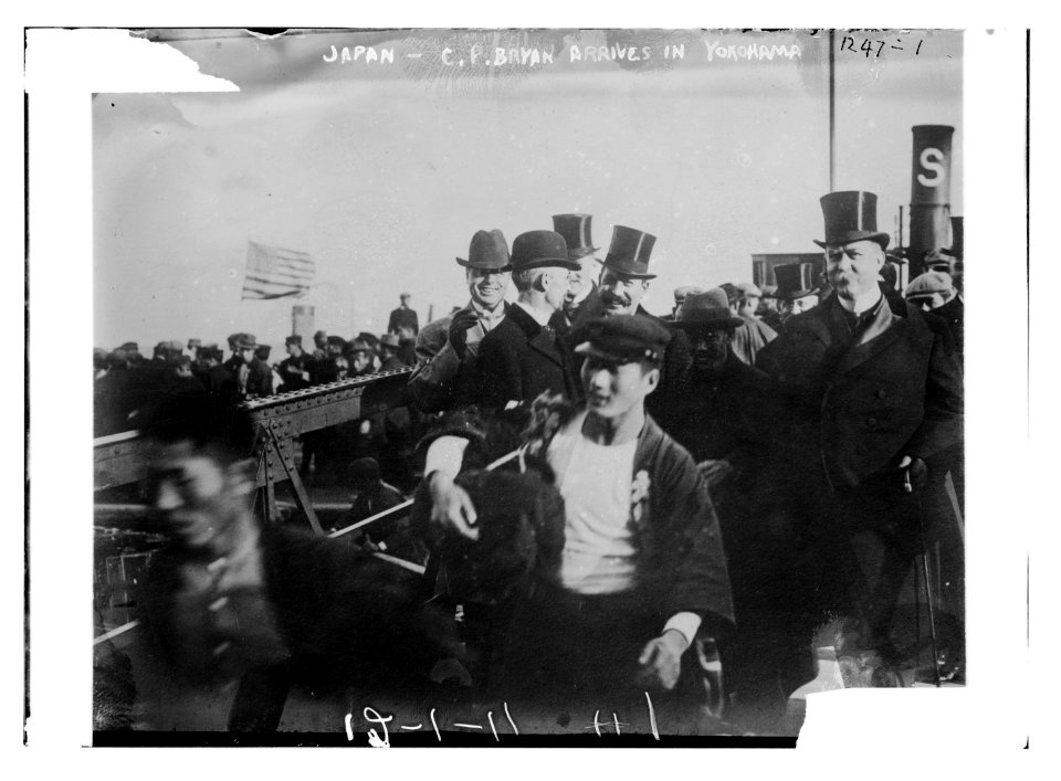 Japan - C.B. Bryan arrives in Yokohama - Yokohama, Japan LCCN2014686463