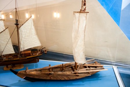 Japan, sailing boat, model in the Vatican Museums