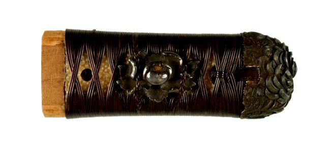 Japanese - Tsuka with Flowers - Walters 5112782B