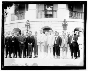 Japanese Parliament members with Hughs & Hardwig LOC npcc.04471