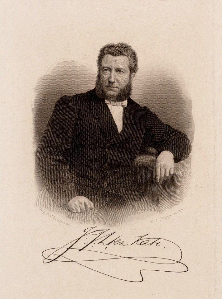 Jan Jakob Lodewijk ten Kate door Dirk Jurriaan Sluyter, Afb 010097008702