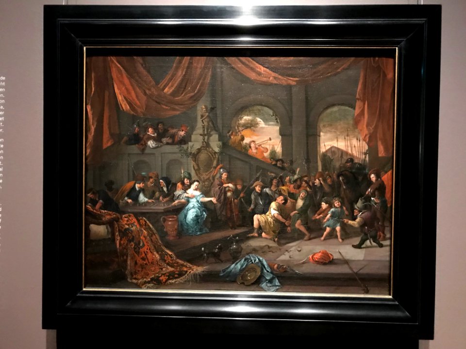 Jan Steen - De bespotting van Simson