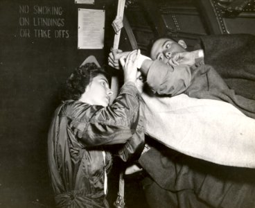 Jane Kendeigh USN Flight Nurse 1945 c
