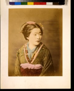 Japanese women, half-length studio portrait, facing slightly right LCCN2009632868
