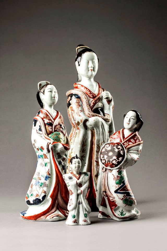 Japanska geishor i porslin för export, 1700-tal - Hallwylska museet - 107708