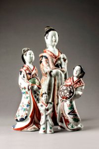 Japanska geishor i porslin för export, 1700-tal - Hallwylska museet - 107708