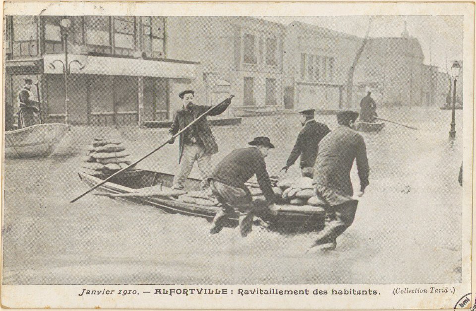 Janvier 1910, Alfortville- Ravitaillement des habitants CP 2285 PsurR
