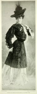 Jaquette de style en breitschwanz par Redfern 1904 photo