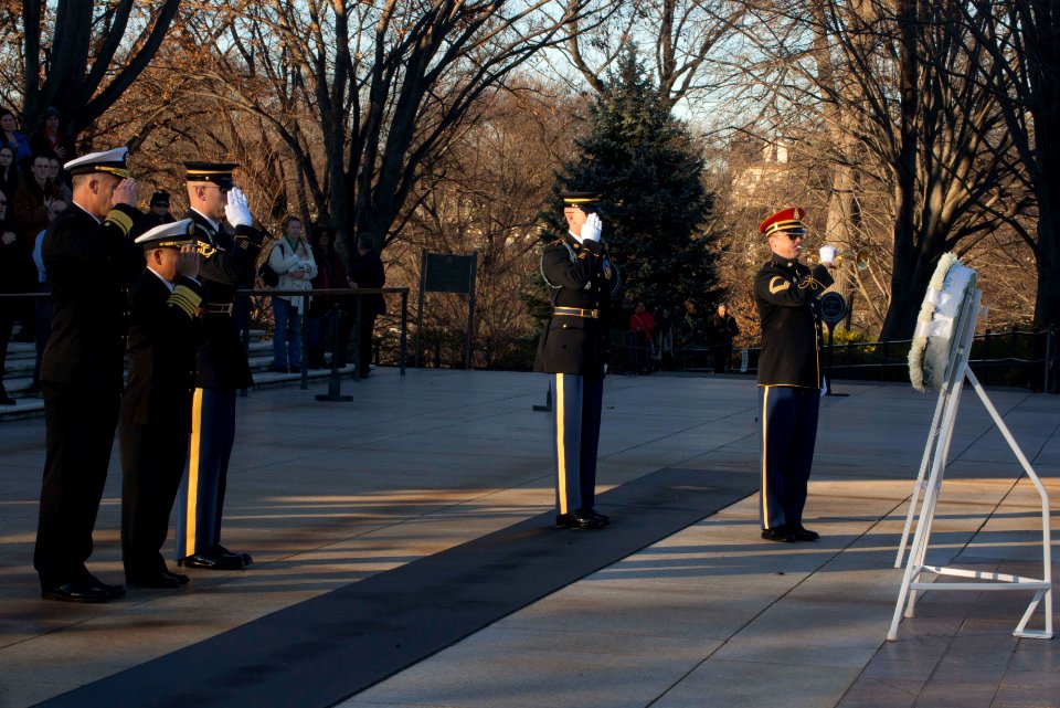 Japan Wreath Laying - salute (16026156406)